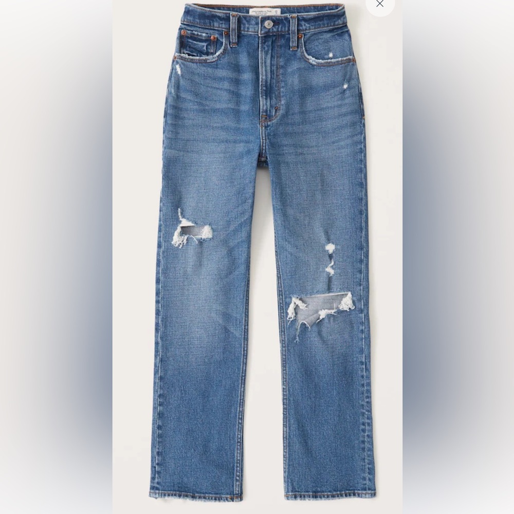 Abercrombie & Fitch The Ankle Straight Jean ultra high rise size 29 / 8Regular
